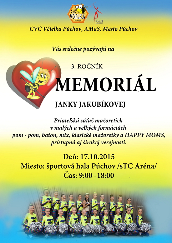 3. ročník – Memoriál Janky Jakubíkovej